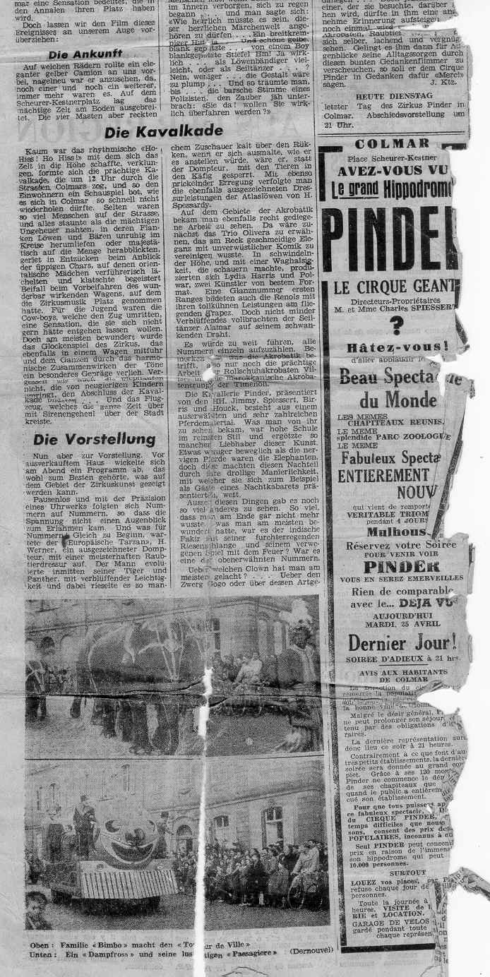 Historischer Presseartikel
