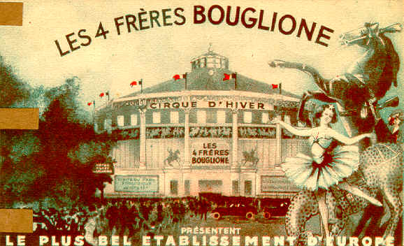 Historisches Circusprogramm